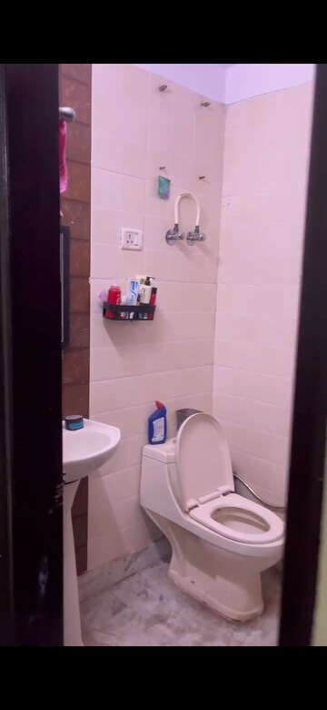 Bathroom in 1 BHK Builder Floor at Indrapuram – for Rent