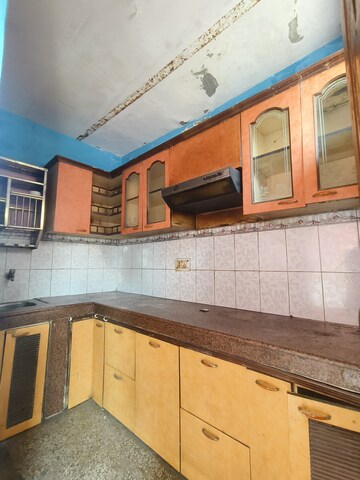 Kitchen in 1 RK Builder Floor at Dwarka Mor – for Rent