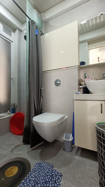 Bathroom in 2 BHK Apartment at Kharigaon – for Sale