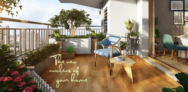 Balcony, asbl-spectra 3 Bedroom 1980 Sq.Ft. Apartment In Financial District Hyderabad 8581265