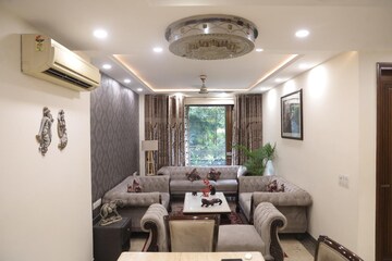 Living Room in 3 BHK Apartment at Saket – for Rent
