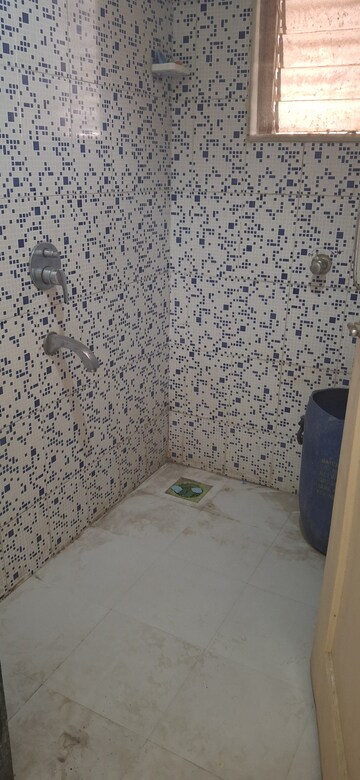 Bathroom in 1 BHK Apartment at Mahape – for Rent