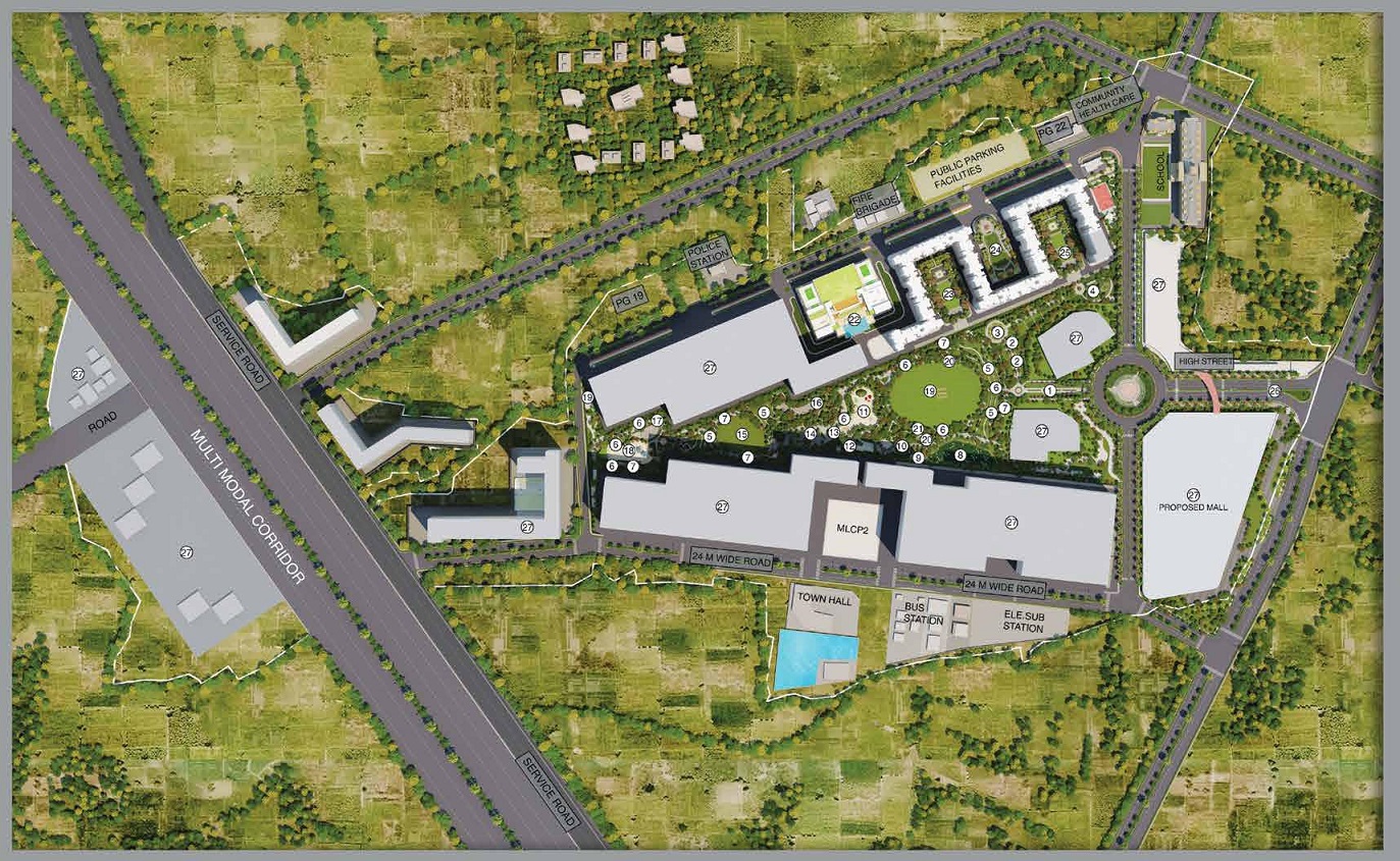 3 BHK 711 Sq.Ft. Apartment in Runwal Gardens Phase 4