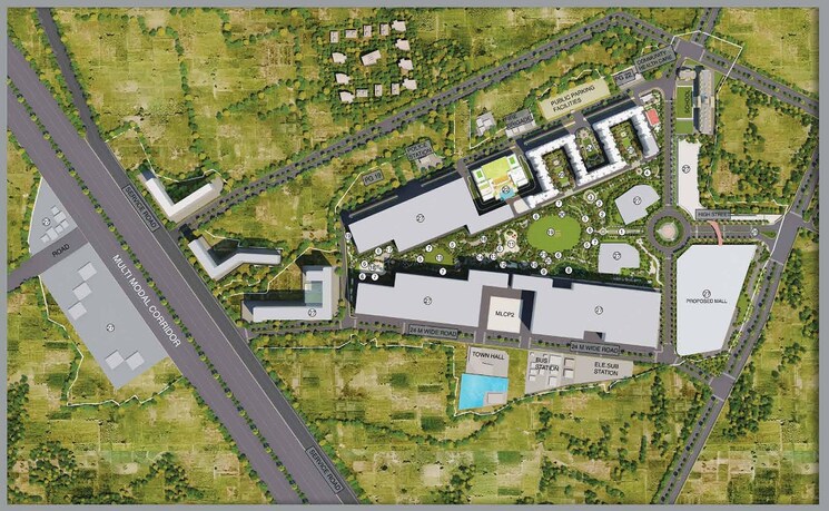 Exterior View, runwal-gardens-phase-i 2 Bedroom 653 Sq.Ft. Apartment In Dombivli East Thane 8582866