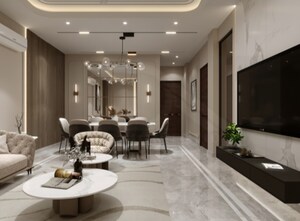 Living Room in 3 BHK Builder Floor at Model Town – for Sale