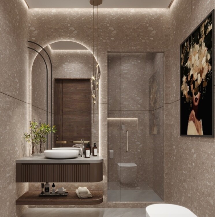 Bathroom, model town 3 Bedroom 2000 Sq.Ft. Builder Floor In Model Town Delhi 8582896