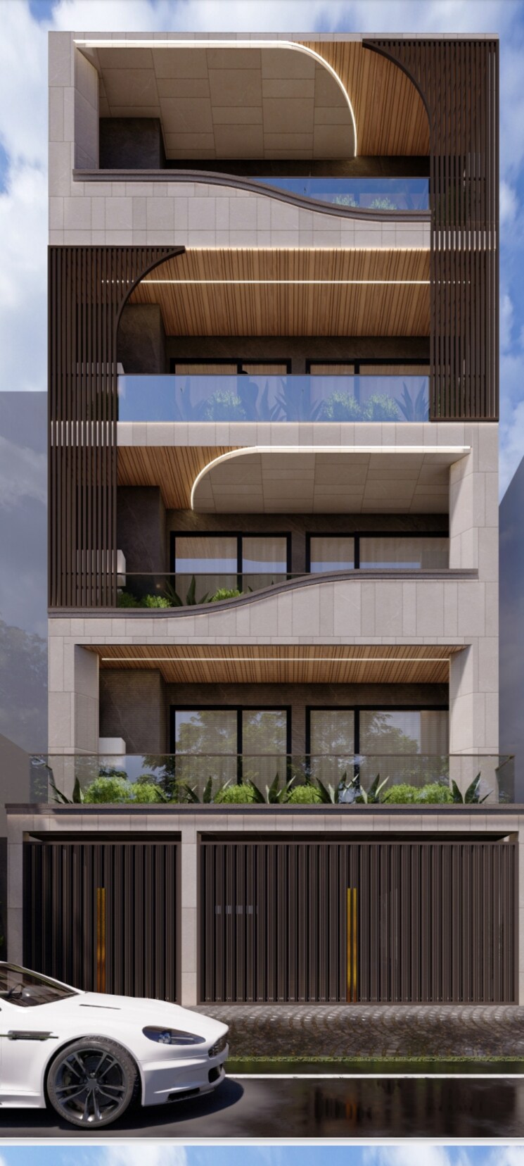 Exterior View, model town 3 Bedroom 2000 Sq.Ft. Builder Floor In Model Town Delhi 8582896