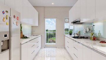 Kitchen in 6 BHK Penthouse at Runwal Gardens, Dombivli East – for Sale