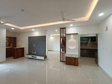Living Room in 4 BHK Apartment at Prestige High Fields, Gachibowli – for Rent
