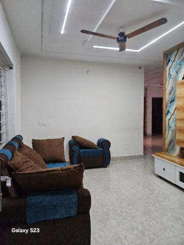 Living Room in 3 BHK Apartment at Samhita Splendid Homes, Tadepalli – for Rent