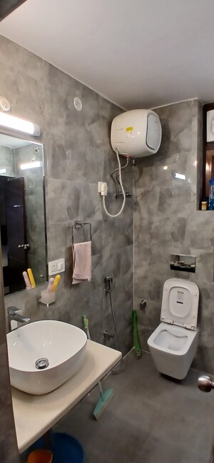 Bathroom in 3 BHK Apartment at Gold Star Homes, Vrindavan Yojna – for Sale