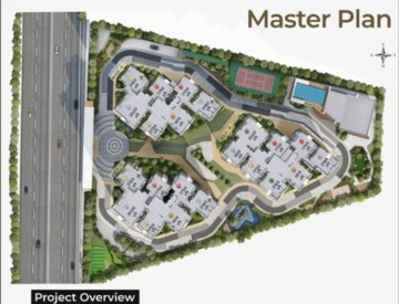 Master Plan in 3 BHK Apartment at Ramky One Odyssey, Narsingi – for Sale