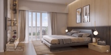 Bedroom in 3 BHK Apartment at Rajapushpa Provincia, Narsingi – for Sale