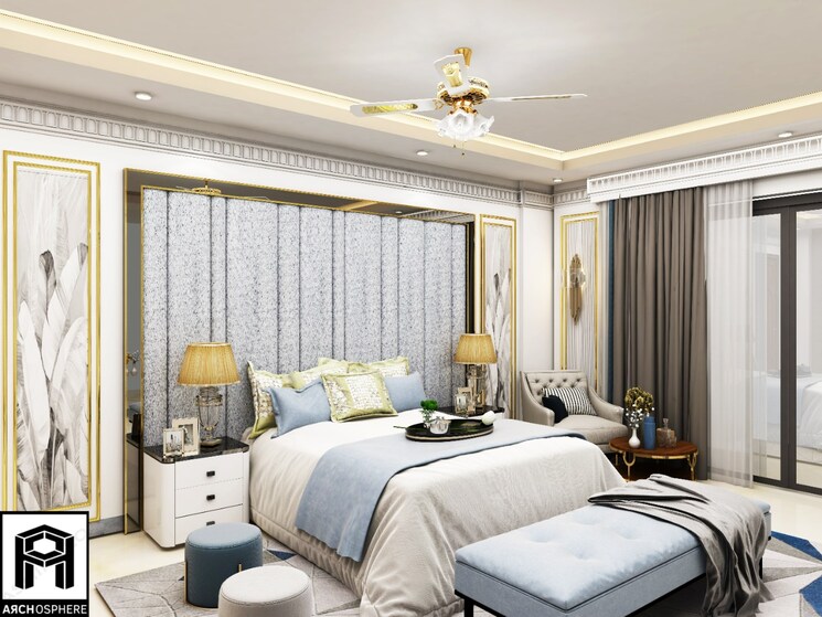Bedroom, mansarover garden 4 Bedroom 3000 Sq.Ft. Builder Floor In Mansarover Garden Delhi 8583176