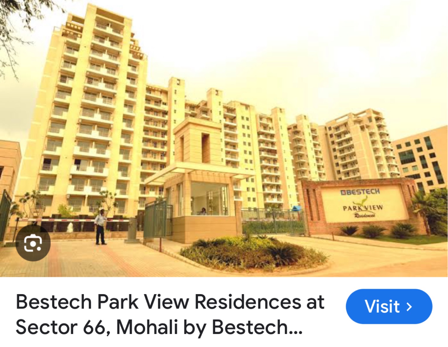 2 BHK Apartment For Sale in Besteck Parkview Resident