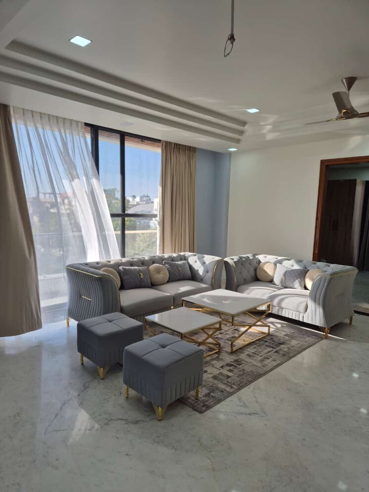 Living Room, siddhi-the-aristo 3 Bedroom 1650 Sq.Ft. Penthouse In Shiprapath Jaipur 8583192