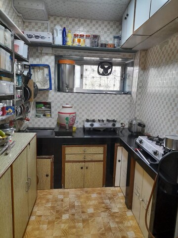 Kitchen in 1 BHK Apartment at Sagar Avenue, Santacruz East – for Rent