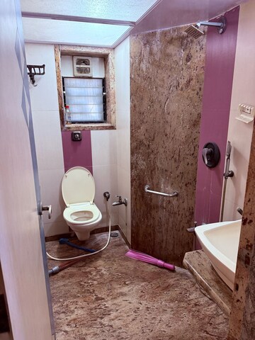 Bathroom in 2 BHK Apartment at Vijay Annex 31, Waghbil – for Rent