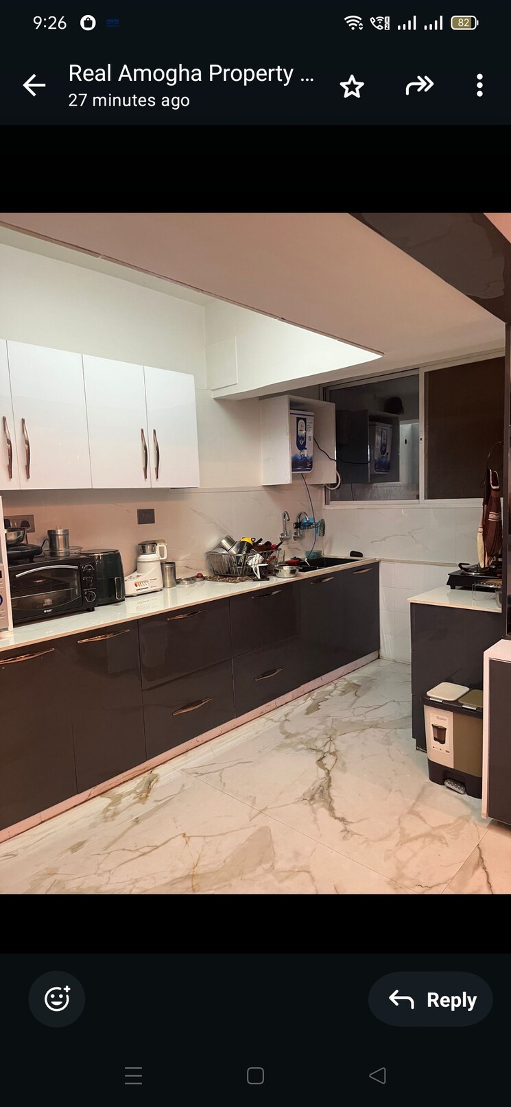 Kitchen, raheja-residency 3 Bedroom 1350 Sq.Ft. Apartment In Koramangala Bangalore 8583288