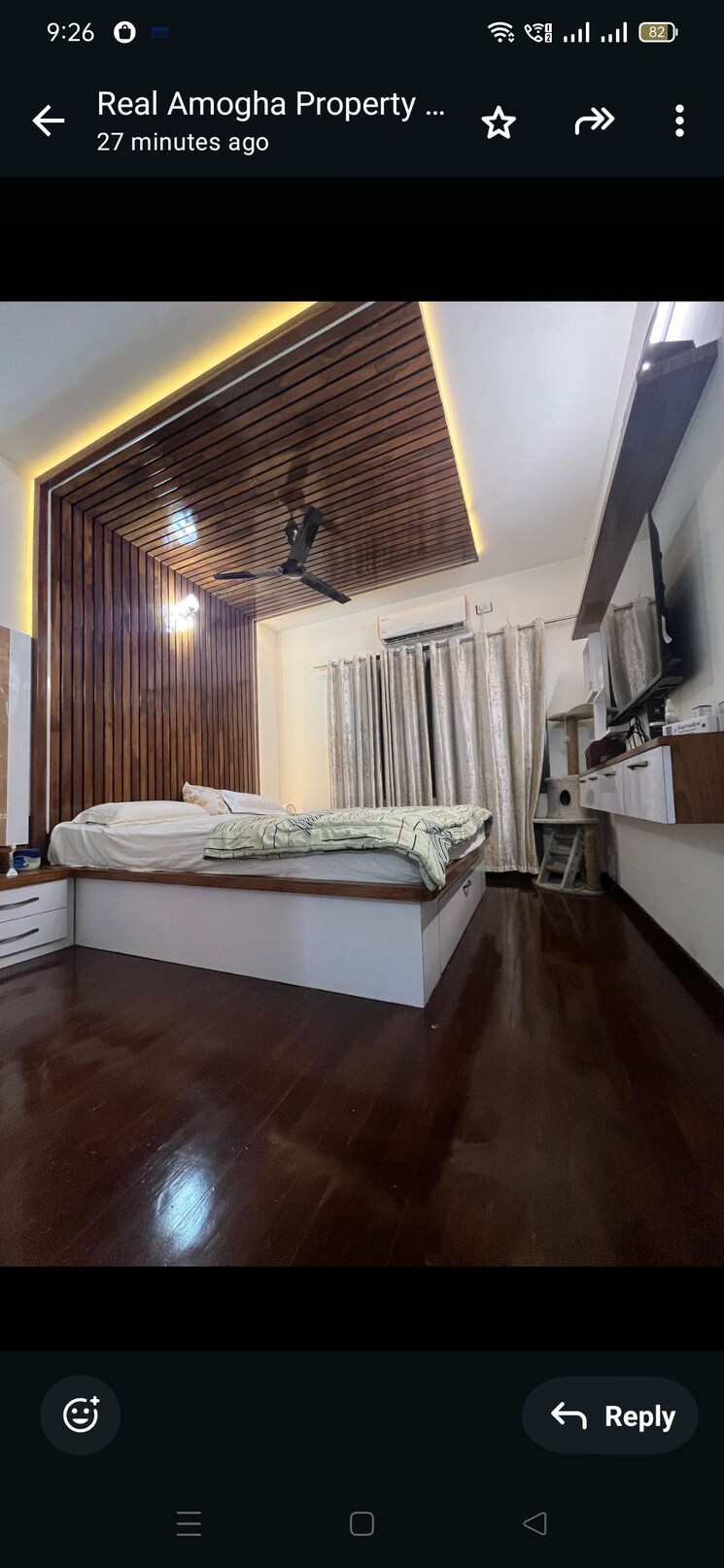 Bedroom, raheja-residency 3 Bedroom 1350 Sq.Ft. Apartment In Koramangala Bangalore 8583288