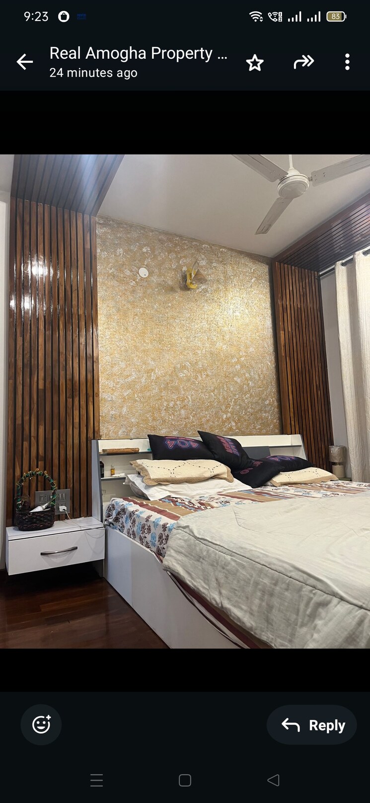 Bedroom, raheja-residency 3 Bedroom 1350 Sq.Ft. Apartment In Koramangala Bangalore 8583288