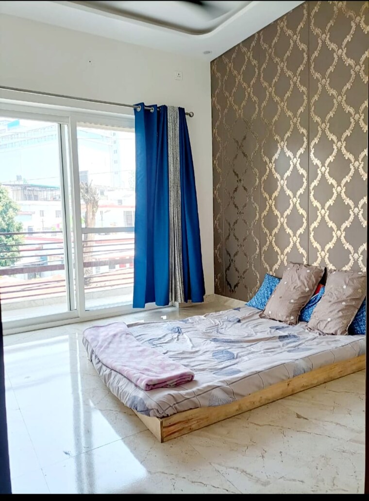 Bedroom, malhan-view-apartments 2 Bedroom 1200 Sq.Ft. Builder Floor In JakhaN Rajpur Road Dehradun 8583305