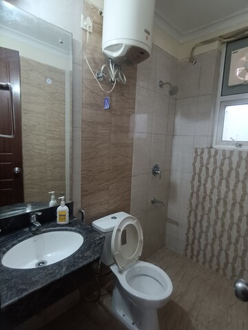 Bathroom in 4 BHK Builder Floor at Ansal API Esencia, Sector 67 – for Rent
