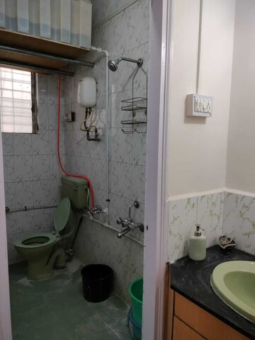 Bathroom in 2 BHK Apartment at Vanaz Corner, Kothrud – for Rent
