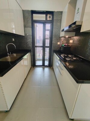 Kitchen in 2 BHK Apartment at Lodha Parkside, Worli – for Rent