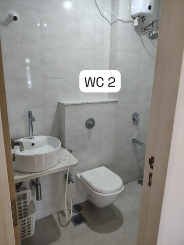 Bathroom in 2 BHK Apartment at Lodha Parkside, Worli – for Rent