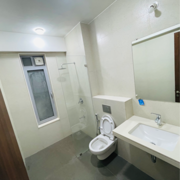 Bathroom in 2.5 BHK Apartment at Piramal Vaikunth Cluster 1, Ashok Nagar – for Rent