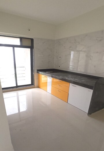 Kitchen in 1 BHK Apartment at Platinum Casita Enclave, Naigaon East – for Sale