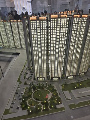 Balcony in 3 BHK Apartment at Siddharth Vihar – for Sale