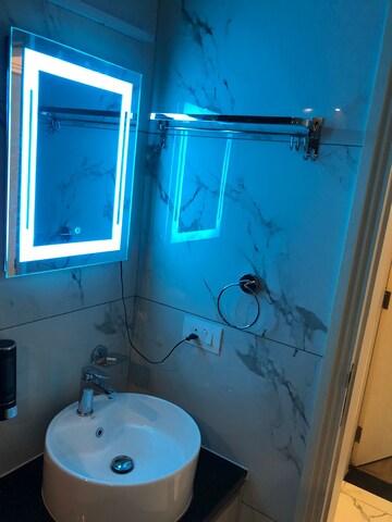 Bathroom in 2.5 BHK Builder Floor at Central Park Cerise Suites, Sohna Sector 33 – for Rent