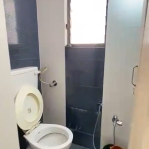 Bathroom in 1 BHK Apartment at Salasar Aangan, Navghar Road – for Sale