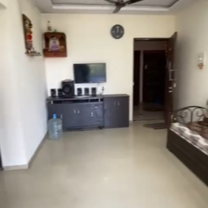 Living Room in 1 BHK Apartment at Salasar Aangan, Navghar Road – for Sale