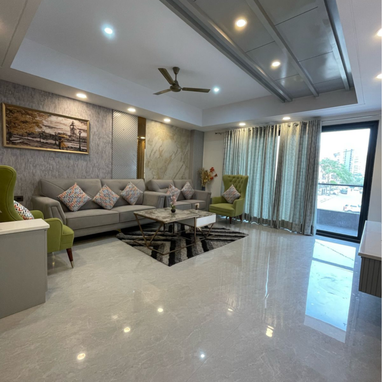 Living Room, ansal-api-esencia 4 Bedroom 300 Sq.Yd. Builder Floor In Sector 67 Gurgaon 8583844