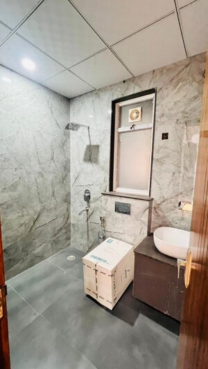 Attached Bathroom in 3 BHK Builder Floor at Bestech Central Square, Sector 56 – for Sale