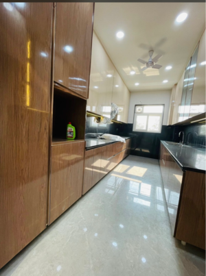 Kitchen in 4 BHK Builder Floor at M3M Atrium, Golf Course Extension – for Sale