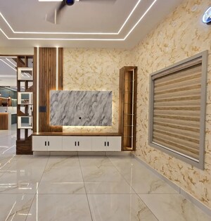 Living Room in 3 BHK Villa at Olavakkode – for Sale