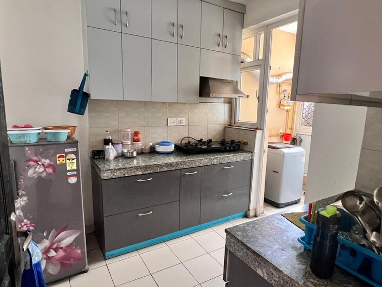 Kitchen, 3c-lotus-zing 3 Bedroom 1600 Sq.Ft. Apartment In Sector 168 Noida 8584076