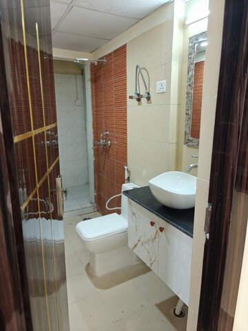 Bathroom in 2 BHK Apartment at Mahagun Mywoods III, Sector 16c Greater Noida – for Rent