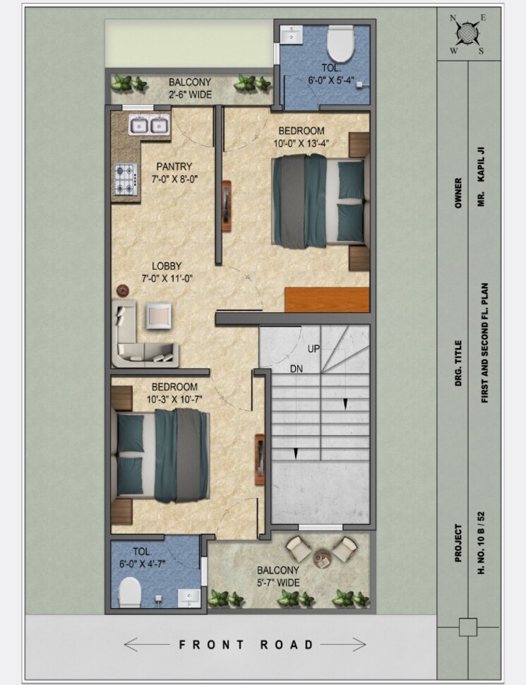 Floor Plan, eleven-parkview 5 Bedroom 1800 Sq.Ft. Villa In Vasundhara Sector 10 Ghaziabad 8584129