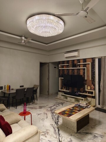 Living Room in 4 BHK Apartment at Lodha Bellissimo, Mahalaxmi – for Rent