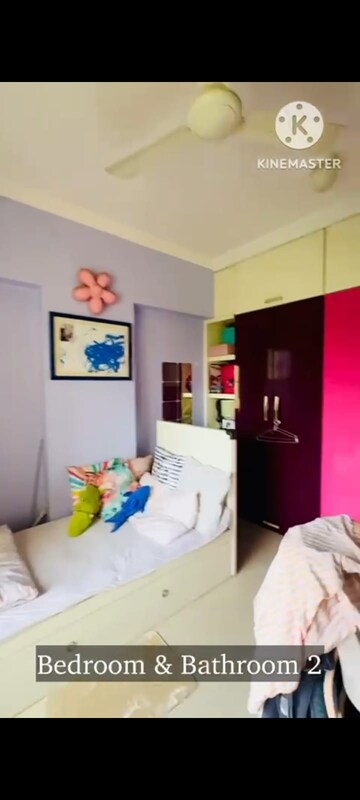 Bedroom in 3 BHK Apartment at Heena Gokul Crescent, Andheri East – for Rent