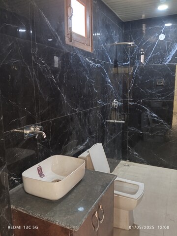 Bathroom in 3 BHK Builder Floor at Shalimar Garden – for Rent