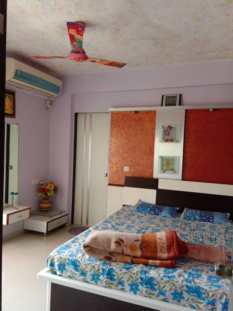 Bedroom, gurukul 3 Bedroom 1530 Sq.Ft. Builder Floor In Gurukul Ahmedabad 8584514