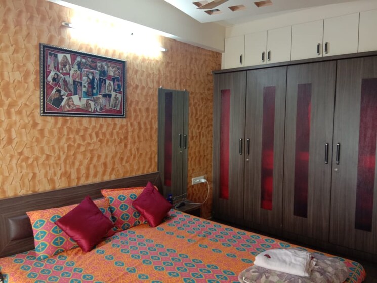 Bedroom, gurukul 3 Bedroom 1530 Sq.Ft. Builder Floor In Gurukul Ahmedabad 8584514