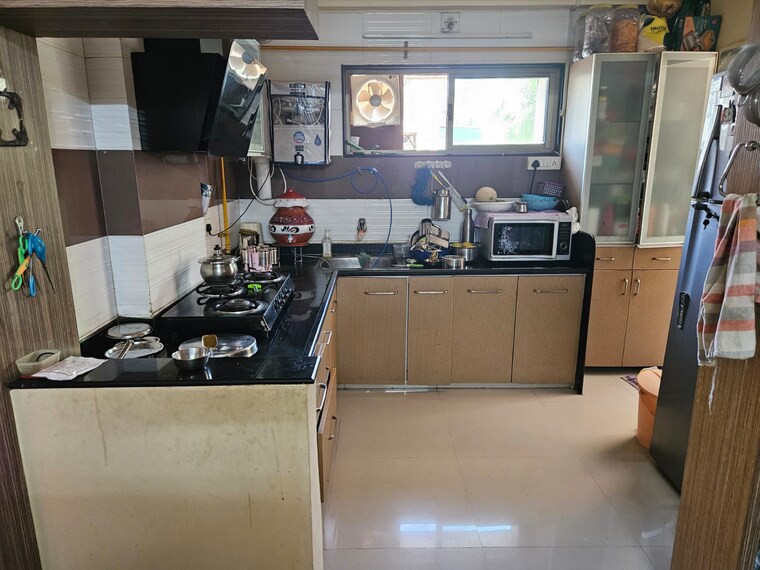 Kitchen, gurukul 3 Bedroom 1530 Sq.Ft. Builder Floor In Gurukul Ahmedabad 8584514