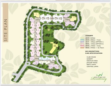 Master Plan in 3 BHK Apartment at Resizone Residency, Sewla Kalan – for Sale